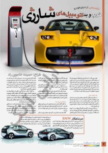 نمونه صفحه آرایی مجله