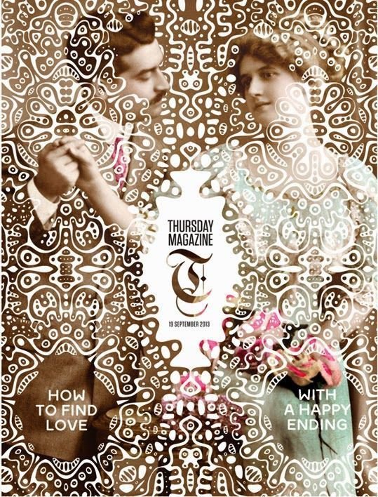 استفاده از پترن در روی جلد مجلات