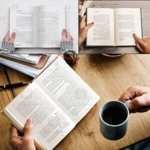 نمونه کارهای صفحه‌ارایی کتاب ساده