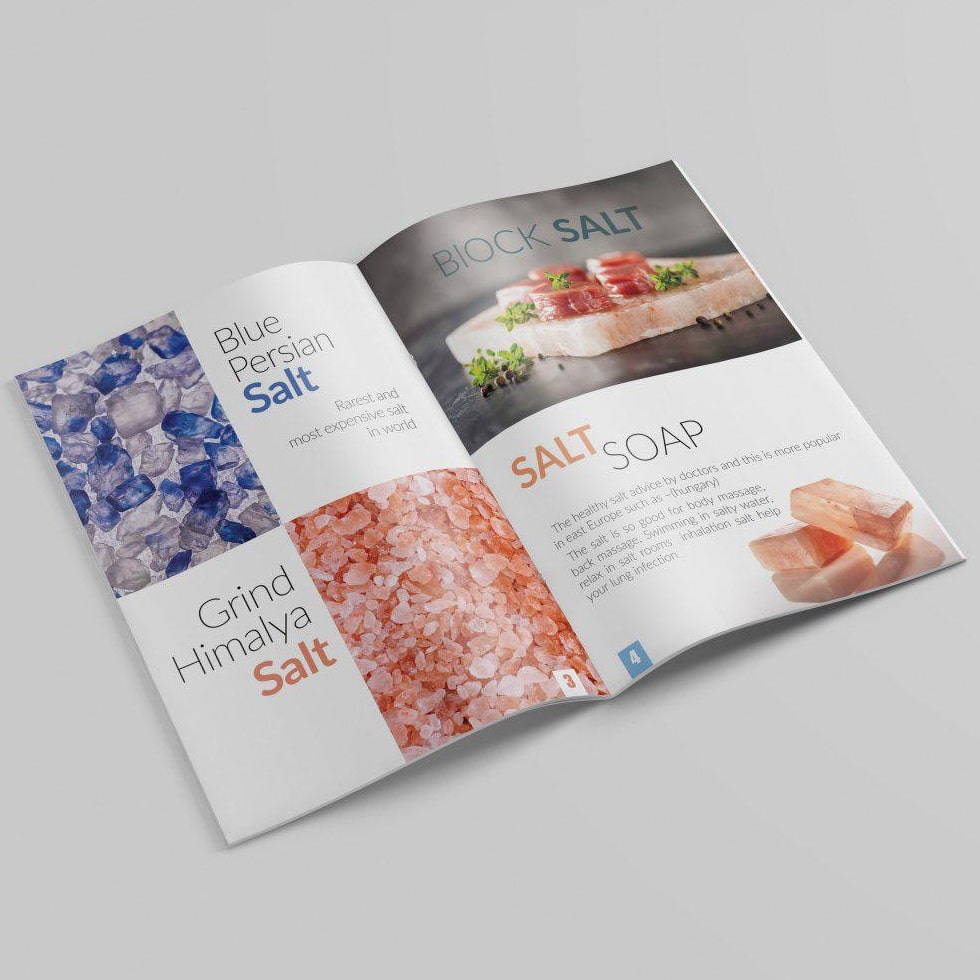 نمونه کار طراحی کاتالوگ حرفه ای تبلیغاتی و صادراتی دیجیتال و آنلاین در فتوشاپ