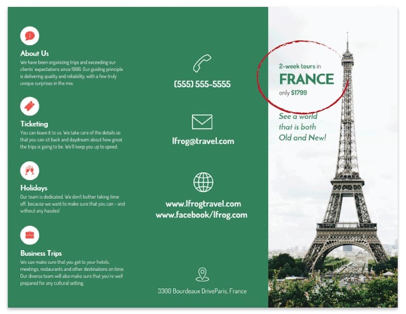 نمونه کار طراحی بروشور