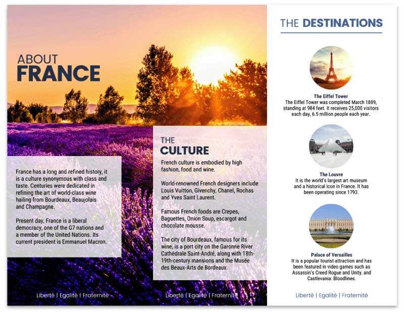 نمونه کار طراحی بروشور