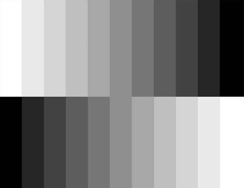 تناژ رنگی مشکی و خاکستری چاپ تک رنگ مجله و کتاب